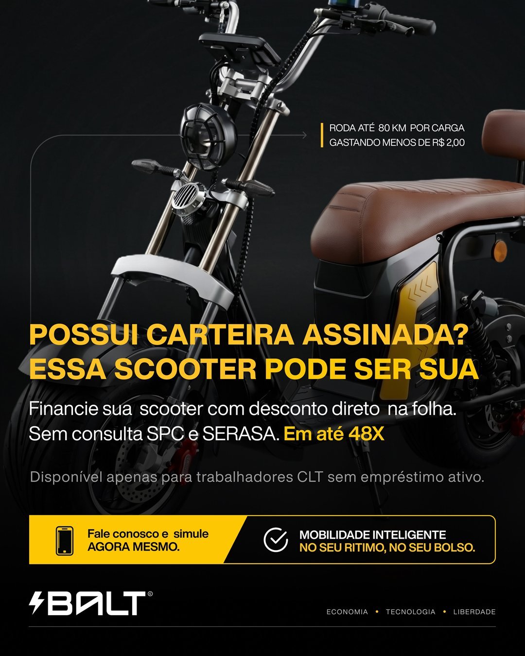 Post: financiamento com desconto direto na folha para quem tem carteira assinada